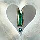  Green pendant with natural emerald, emerald pendant, Pendant, Bryansk,  Фото №1