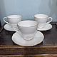 Tea pair, white, Duchess, England, 1980s (6960), Vintage mugs, Tyumen,  Фото №1