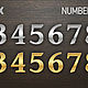 Цифры на дверь Number Line N-012А. Номер на дверь. MetallBox. Ярмарка Мастеров.  Фото №6