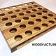 Шотница прямая на 6шотов. Дуб. Подставки для бутылок и бокалов. WOODFACTURE. Ярмарка Мастеров.  Фото №5