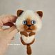 felted Cat brooch. Brooches. Felt toy fromKristina Antropova. My Livemaster. Фото №5
