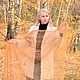 Shawls: Openwork down shawl-gossamer ' Autumn'. Shawls1. Down shop (TeploPuha34). My Livemaster. Фото №6