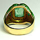 Colombian Emerald & Diamond Enamel Ring 14k. Ring set. JR Colombian Emeralds (JRemeralds). My Livemaster. Фото №4