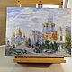 Заказать Саранск.,,Вид на город....,,холст. Масло.30*40. Татьяна (vashi-kartiny). Ярмарка Мастеров. . Картины Фото №3
