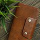 Кошелёк-тревел. Кошельки. Vintage Leather. Интернет-магазин Ярмарка Мастеров.  Фото №2
