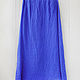 Order Boho style skirt made of blue linen. etnoart. Livemaster. . Skirts Фото №3
