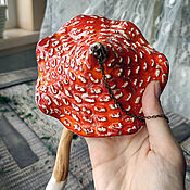 Для дома и интерьера handmade. Livemaster - original item Suspension: Fly Agaric large, ceramic mushroom. Handmade.