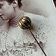 Заказать Винтаж: Антикварная булавка из золота и бриллиантов, 1880-1890е годы. BERËZA ANTIQUES. Ярмарка Мастеров. . Броши винтажные Фото №3