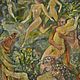 Картина «Игры в ночь на Купала». Картины. Artsva. Интернет-магазин Ярмарка Мастеров.  Фото №2