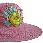 Свадебный салон handmade. Livemaster - original item Hat TEA ROSE. Handmade.