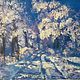oil painting winter 40/50 'the way of santa claus', Pictures, Murmansk,  Фото №1
