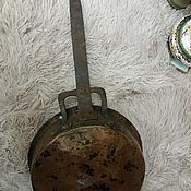 Утварь: Латунный набор:совок с щёткой Голландия