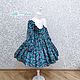 Заказать Платье " Moncher" принт рябина на изумруде. Little___dress. Ярмарка Мастеров. . Платье Фото №3