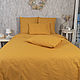 Mustard plain cotton bed linen. Bedding sets. TeksHome (tekshome). Online shopping on My Livemaster.  Фото №2