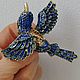 Винтаж: ВИНТАЖ СТИЛЬ Брошь Птичка. Броши винтажные. Vintage & Jewelry by Ev. Ivanovskaia. Интернет-магазин Ярмарка Мастеров.  Фото №2