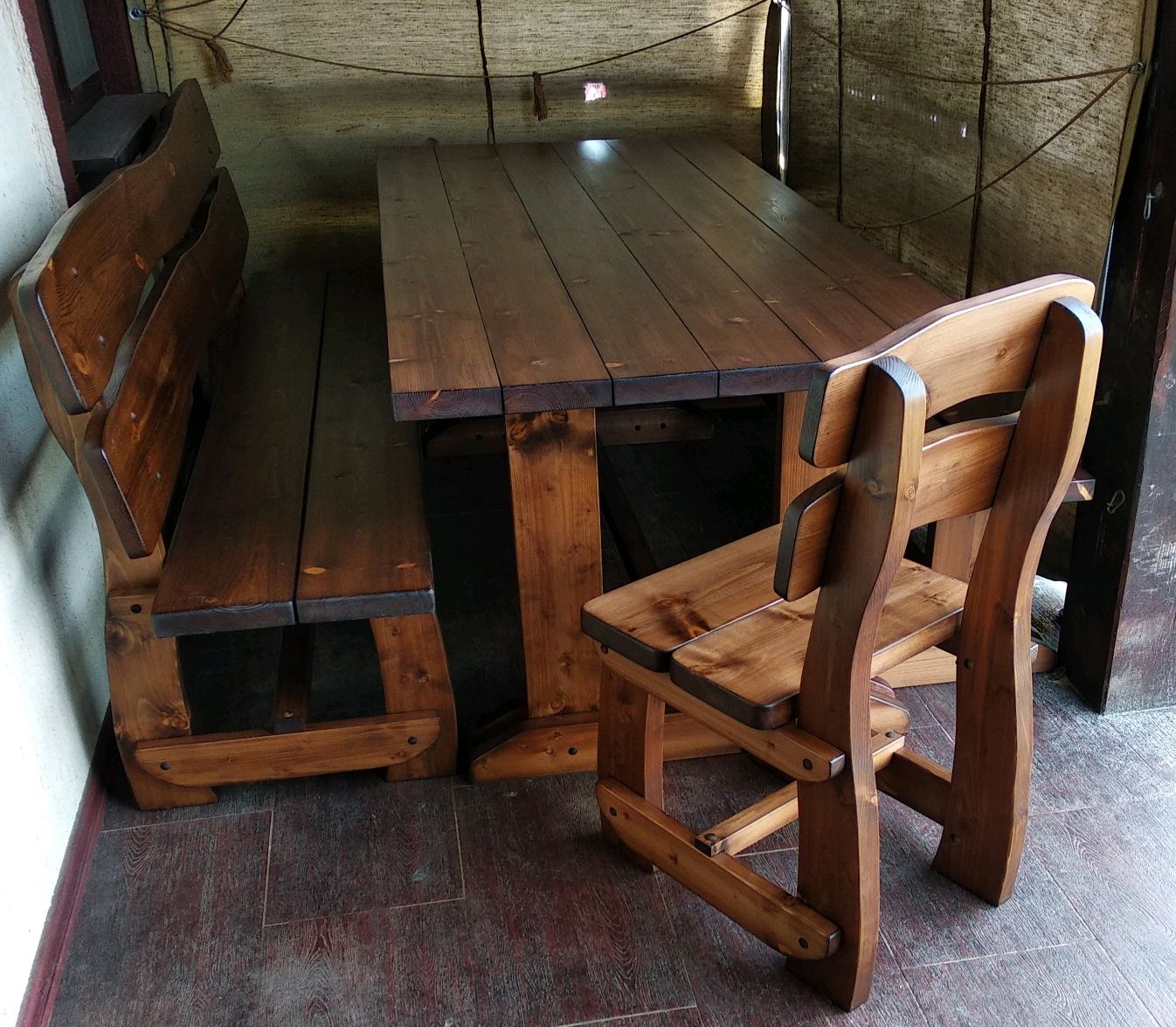 Комплект деревянной мебели (2метра) в интернет-магазине на Ярмарке Мастеров...