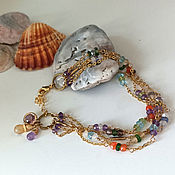 Украшения handmade. Livemaster - original item Bracelet of gems. Handmade.