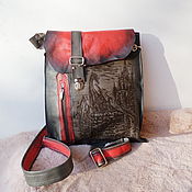 Сумки и аксессуары handmade. Livemaster - original item Transformer Backpack with Dragon Defender engraving.. Handmade.