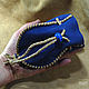 A pouch for runes and gorgeous blue leather. Baggie. Kooht. My Livemaster. Фото №5