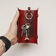 Marble genuine leather key holder, Housekeeper, St. Petersburg,  Фото №1