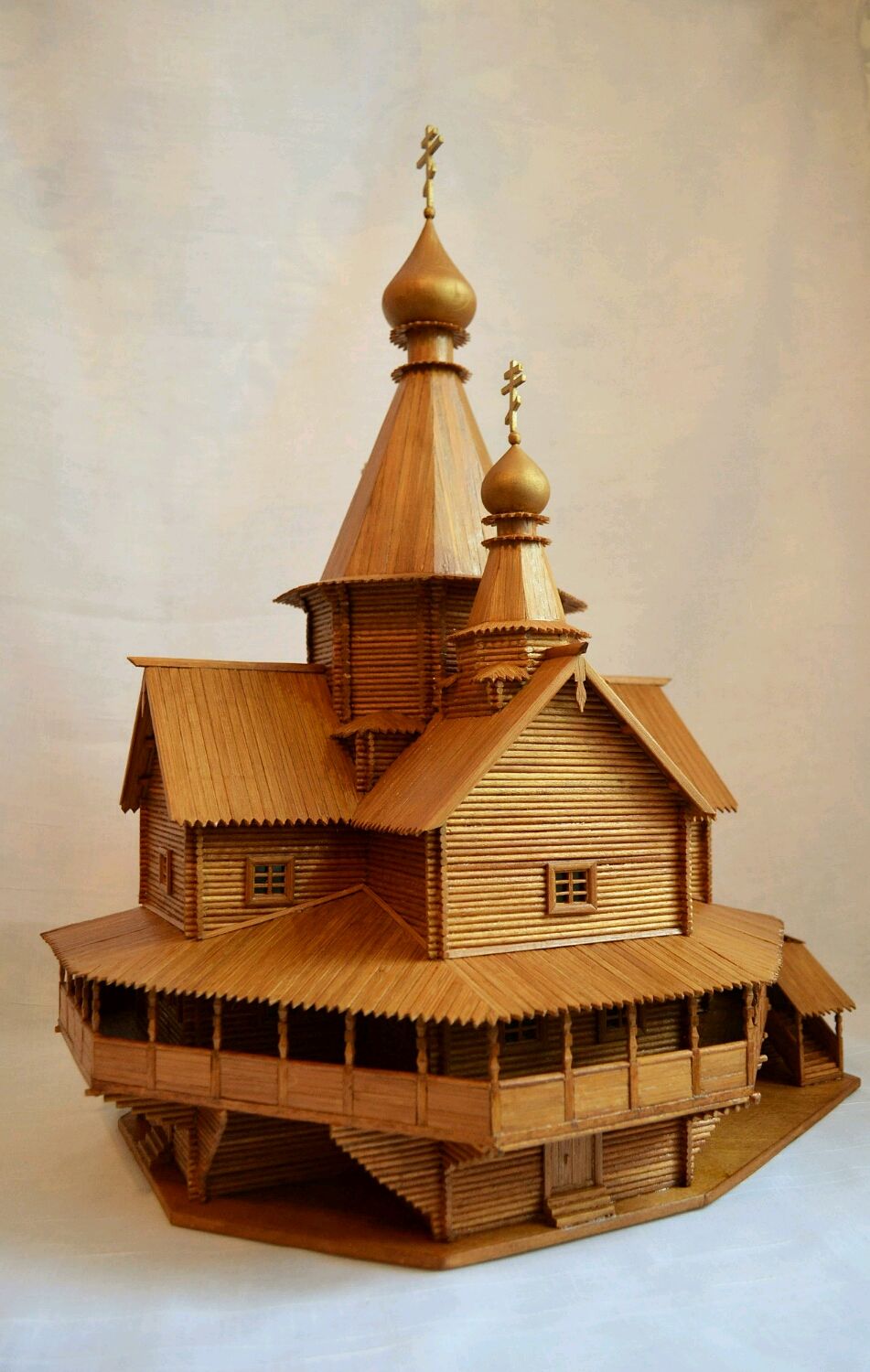 Макет Троицкой деревянной церкви Клименецкого монастыря