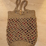Сумки и аксессуары handmade. Livemaster - original item Transformer bag-backpack bag shopper bag from jute.. Handmade.