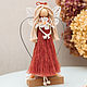 Macrame  Angel. cherry Dress, Interior elements, Novosibirsk,  Фото №1