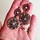 Винтаж: Ажурные серьги. Франция. Серьги винтажные. Lorena.bijoux. Ярмарка Мастеров.  Фото №6