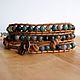 Wrap-браслет в стиле Чан Лу из яшмы на кожаном шнуре. Браслет-шнурок. Yogamalas. Интернет-магазин Ярмарка Мастеров.  Фото №2