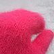 Варежки из ангоры. Варежки. Wool Wonders /Вязаные аксессуары. Интернет-магазин Ярмарка Мастеров.  Фото №2