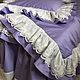 Order Bed linen from luxury satin ' Lavender & Provence'. Linen fantasy. Livemaster. . Bedding sets Фото №3
