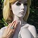 Серьги-пусеты Голубая мечта. Серьги-пусеты. Jewelry fashion. Ярмарка Мастеров.  Фото №6