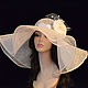Hat summer 'ivory'. Hats1. Novozhilova Hats. Online shopping on My Livemaster.  Фото №2