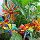 Decorations for flower pots: Floral Glass Decor for Planters, Decoration for flower pots, Khabarovsk,  Фото №1