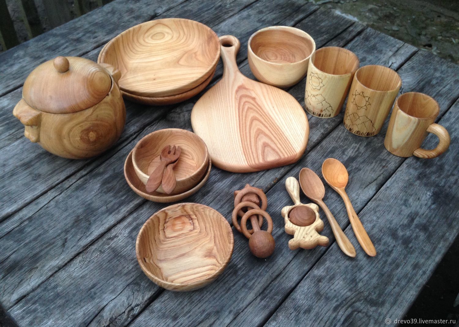 Wooden ru. Посуда из дерева. Кухонная утварь из дерева. Изделия из древесины. Деревянная кухонная посуда.