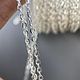 50см (3mm)Цепочка из нержавеющей стали. Веера. Бриллиантовая Панда2 (brilliantovaya-panda2). Интернет-магазин Ярмарка Мастеров.  Фото №2