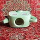 Винтаж: Swineside Teapottery чайник виде винтажного туристического. Чайники винтажные. Fancy teapots. Ярмарка Мастеров.  Фото №8