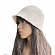 Panama Cloche Liada. Hats1. avokado. Online shopping on My Livemaster.  Фото №2