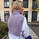 Манишка  вязаная  на молнии. Манишки. Vitorywool студия ручного вязания. Ярмарка Мастеров.  Фото №7