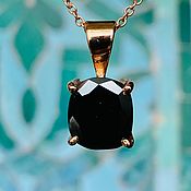 Украшения handmade. Livemaster - original item Black diamond pendant 