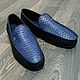 Order Moccasins made of genuine Python leather and genuine calfskin!. SHOES&BAGS. Livemaster. . Moccasins Фото №3