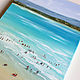 Sea Oil Painting On the beach Seascape. Pictures. artwatercolor. Online shopping on My Livemaster.  Фото №2
