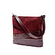  кожа и замша Geometry  Bags Bordo Belts Big. Сумка почтальона. Сумки из кожи ANGELDEMONS  design. Ярмарка Мастеров.  Фото №5