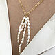 Stylish pendant made of natural pearls on a chain. Pendants. kvk1. Online shopping on My Livemaster.  Фото №2
