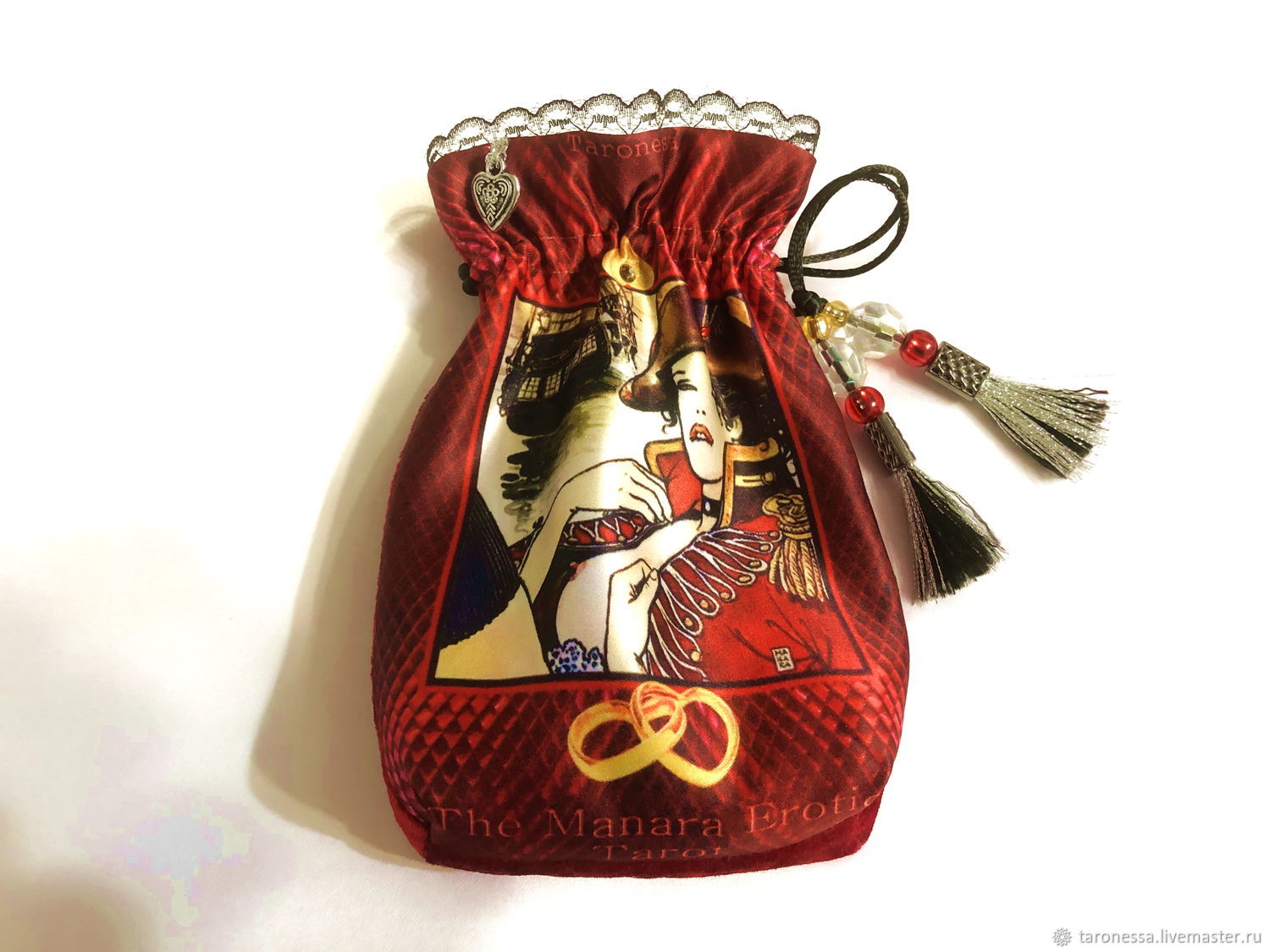 Tarot bag 'Manara' red, Baggie, Noginsk,  Фото №1