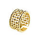 Gold ring with small balls, textured ring gift. Rings. Irina Moro. My Livemaster. Фото №4