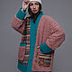 Заказать Кардиган утепленный. Мех. Джинс. Abaya-altay. Ярмарка Мастеров. . Кардиганы Фото №3