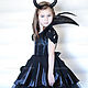 Costume 'Maleficent' Art.Five hundred thirteen. Carnival costumes for children. ModSister/ modsisters. Ярмарка Мастеров.  Фото №5