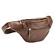 Leather belt bag 'Sandro '(brown), Waist Bag, St. Petersburg,  Фото №1