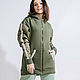 Худи-парка "Khaki". Свитшоты. Bormalisa. Интернет-магазин Ярмарка Мастеров.  Фото №2